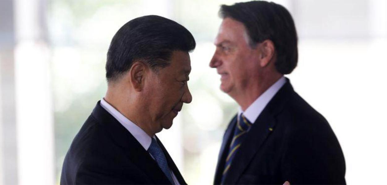 Xi Jinping e Jair Bolsonaro
