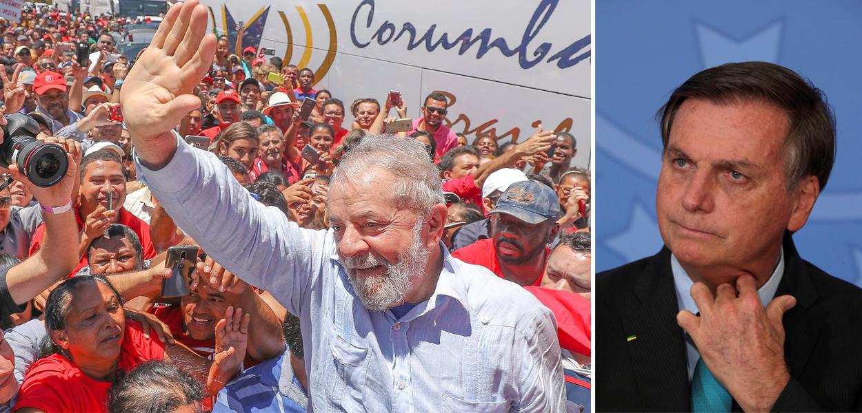 Lula e Bolsonaro