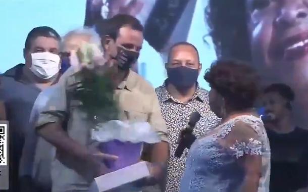 Eduardo Paes e Tia Surica