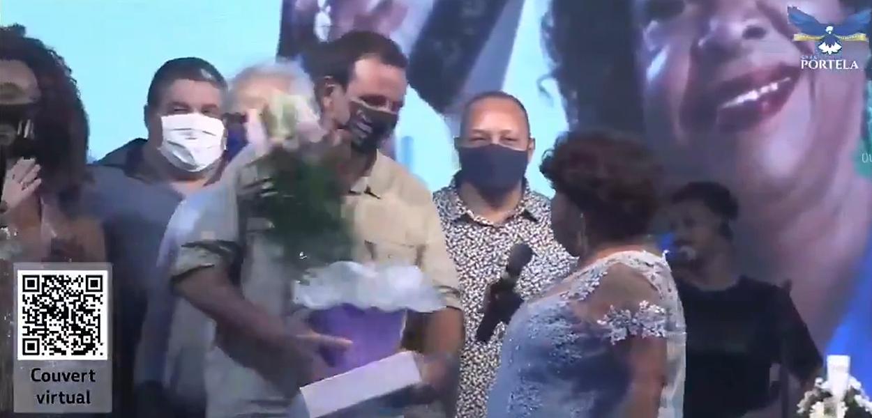 Eduardo Paes e Tia Surica