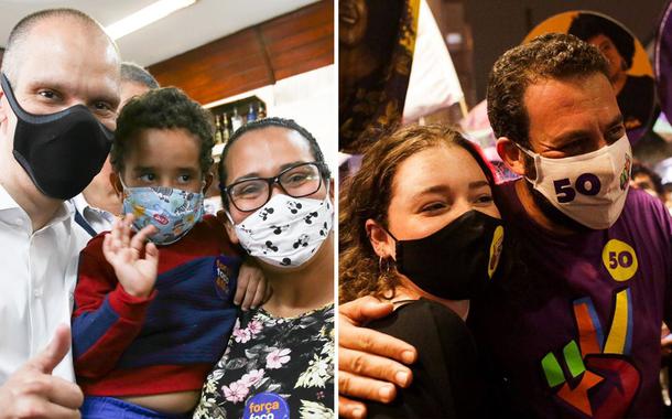 Bruno Covas e Guilherme Boulos