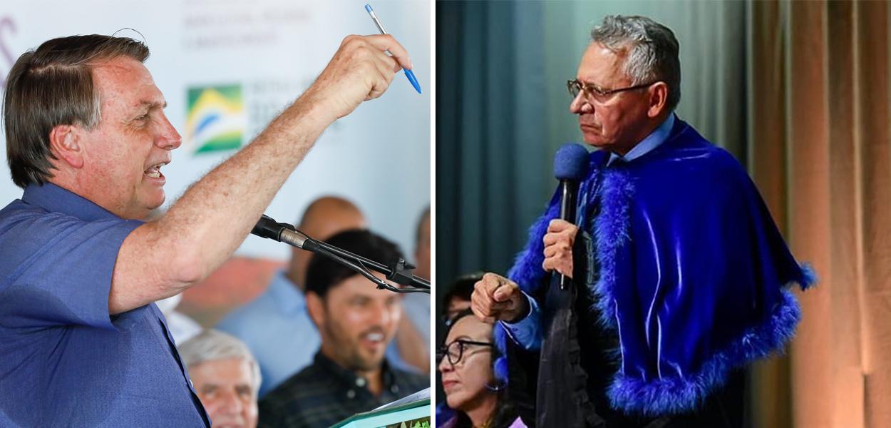 Jair Bolsonaro e Gildásio Guedes (Foto: Isac Nóbrega/PR | Reprodução) Jair Bolsonaro e Gildásio Guedes