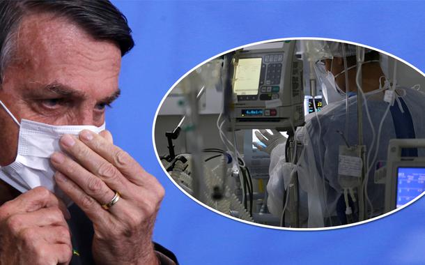 Bolsonaro e hospital de campanha no Rio de Janeiro (RJ) em meio à pandemia de coronavírus