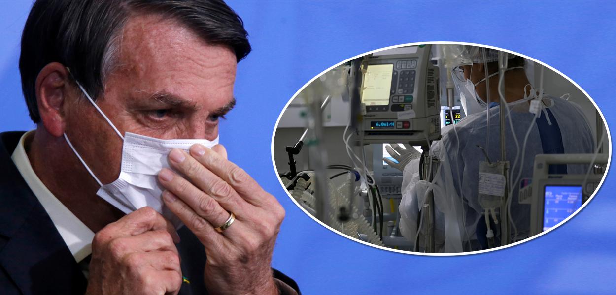 Bolsonaro e hospital de campanha no Rio de Janeiro (RJ) em meio à pandemia de coronavírus