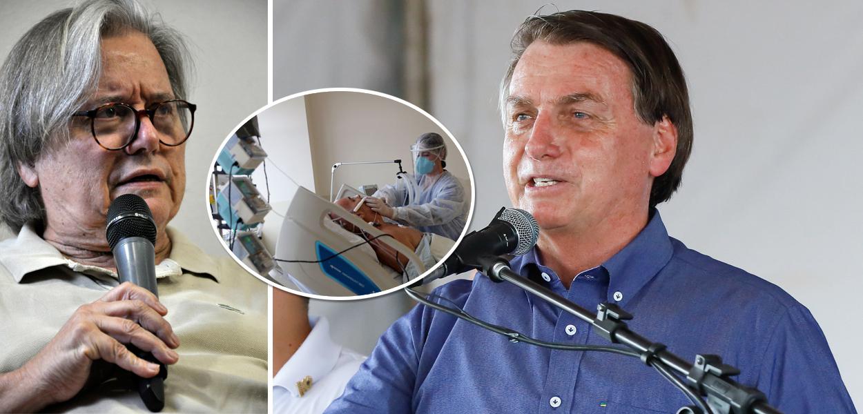 Paulo Moreira Leite, paciente internado por Covid-19 e Bolsonaro