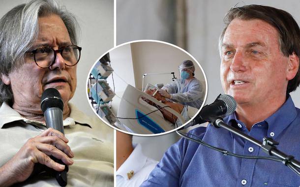 Paulo Moreira Leite, paciente internado por Covid-19 e Bolsonaro