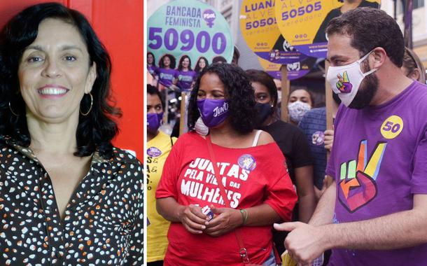 Cynara Menezes e Guilherme Boulos