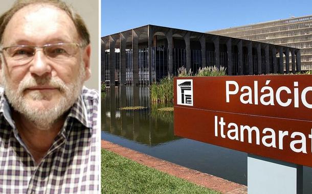 Milton Blay e Palácio Itamaraty