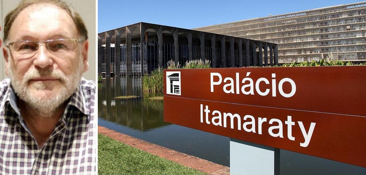 Milton Blay e Palácio Itamaraty