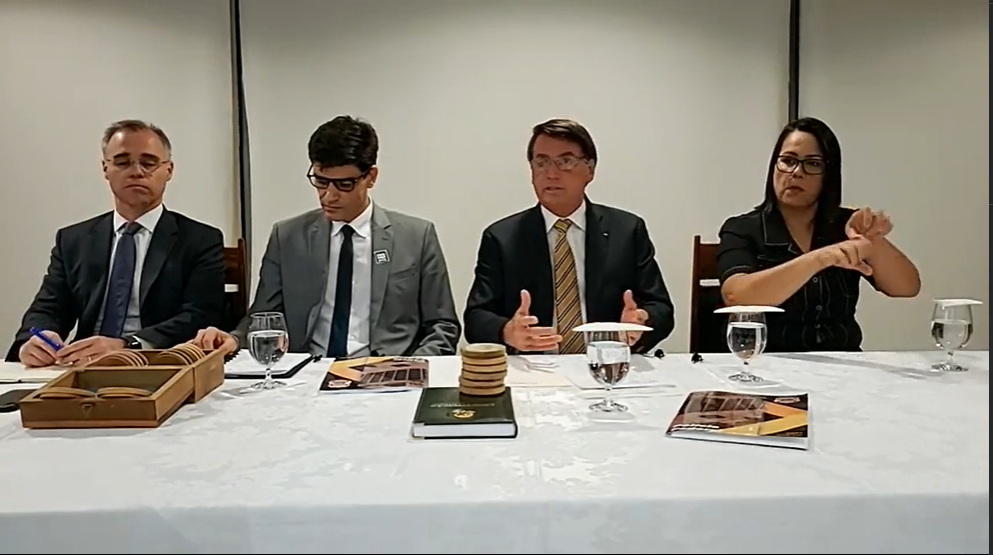 Mendonça, Saraiva e Bolsonaro