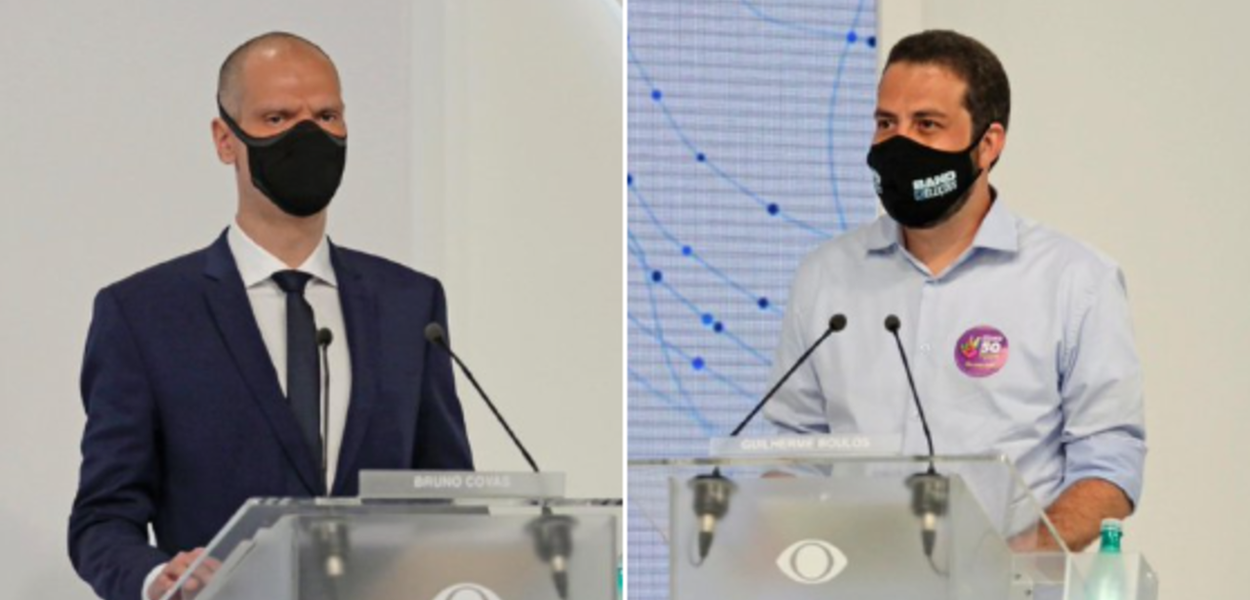 Bruno Covas e Guilherme Boulos