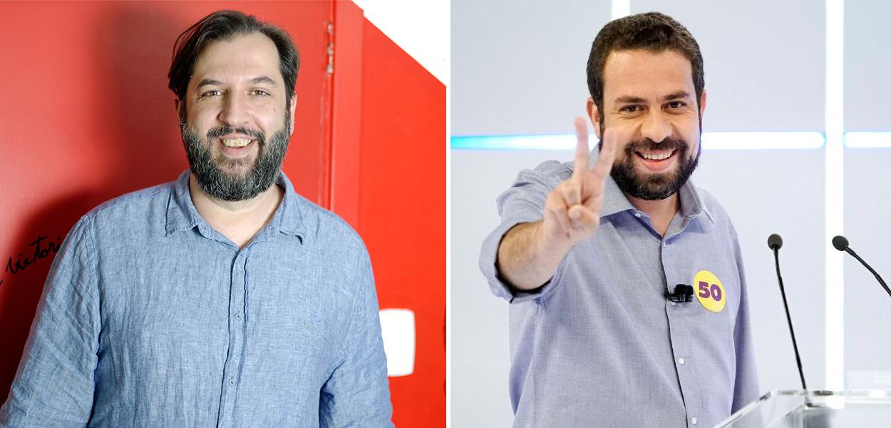 Fernando Guimarães e Guilherme Boulos