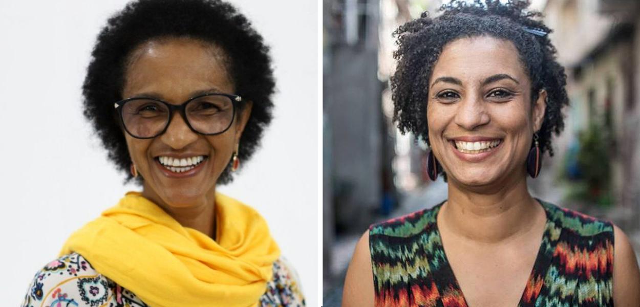 Ana Lúcia Martins e Marielle Franco