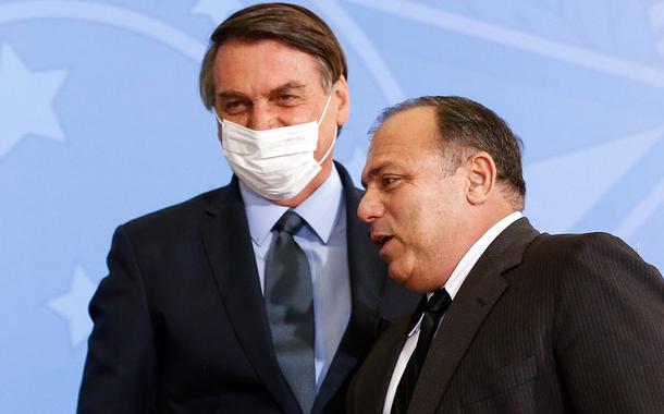 Jair Bolsonaro e Eduardo Pazuello