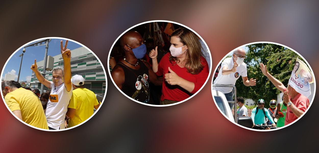 Sarto Nogueira, Marília Arraes e Edvaldo Nogueira