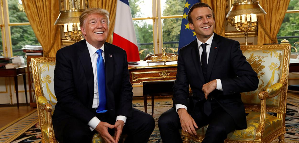 Trump e Macron