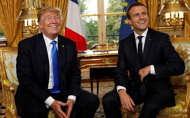 Trump e Macron
