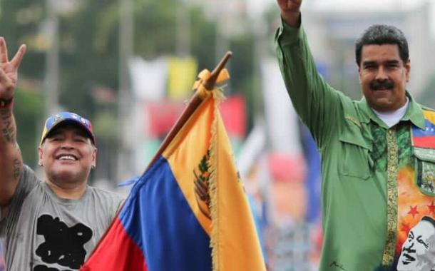 Diego Maradona e Nicolás Maduro