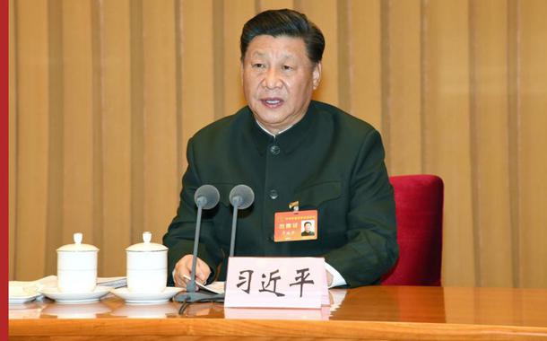 O presidente Xi Jinping