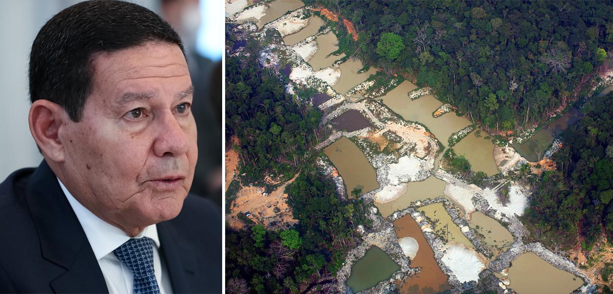 Hamilton Mourão e garimpo ilegal na Terra Indígena Munduruku, no Pará