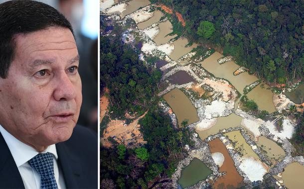 Hamilton Mourão e garimpo ilegal na Terra Indígena Munduruku, no Pará