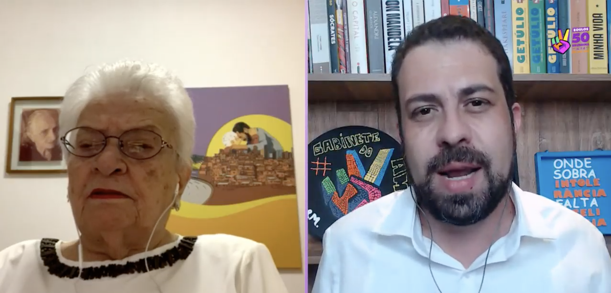 Luiza Erundina e Guilherme Boulos