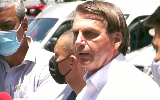 Bolsonaro votou na zona oeste do Rio de Janeiro; Foto: Reprodução/TV Globo