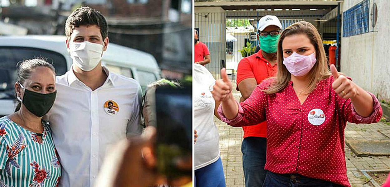 João Campos (PSB) e Marília Arraes (PT) disputam o segundo turno em Recife