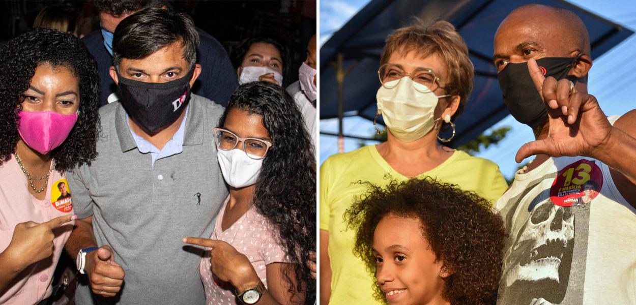 Dimas Gadelha e Marília Campos