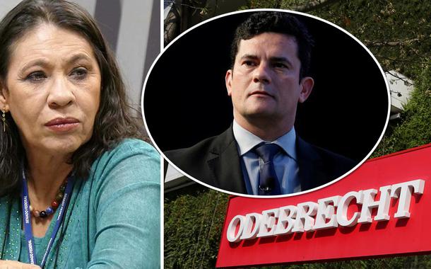 Tereza Cruvinel, Sergio Moro e fachada da Odebrecht