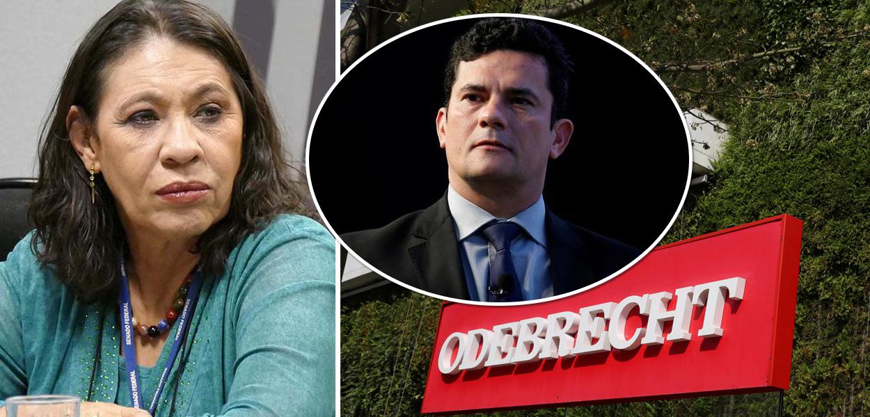 Tereza Cruvinel, Sergio Moro e fachada da Odebrecht