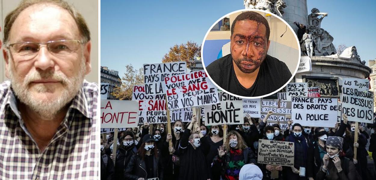 Milton Blay, Michel Zecler e protesto contra violência policial na França