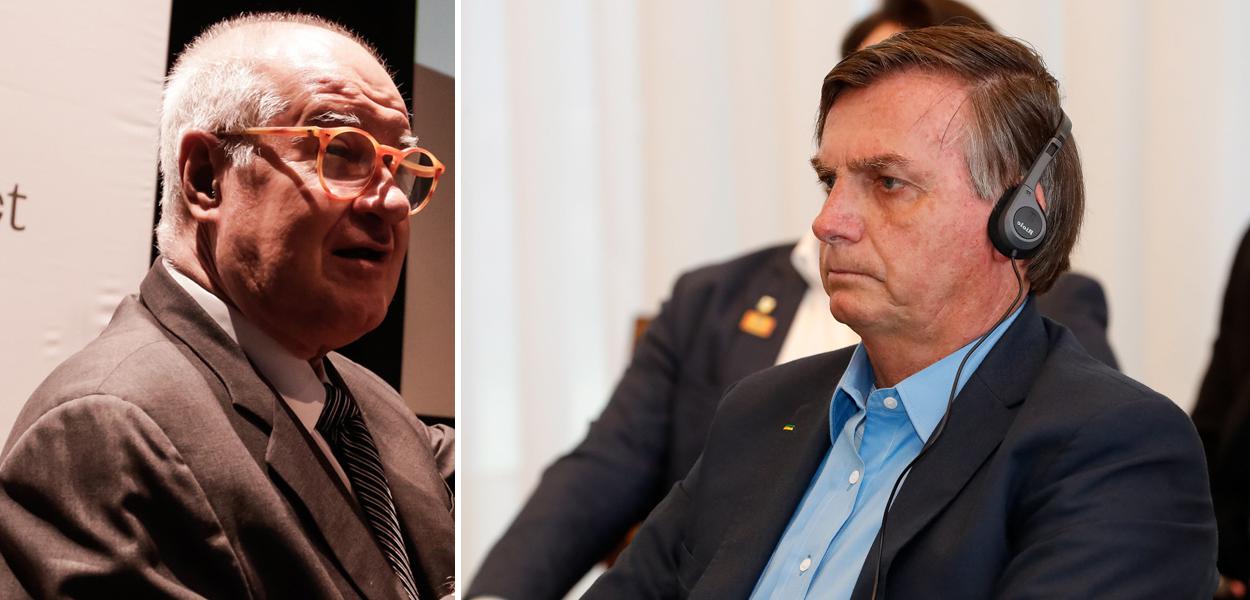 Elio Gaspari e Jair Bolsonaro