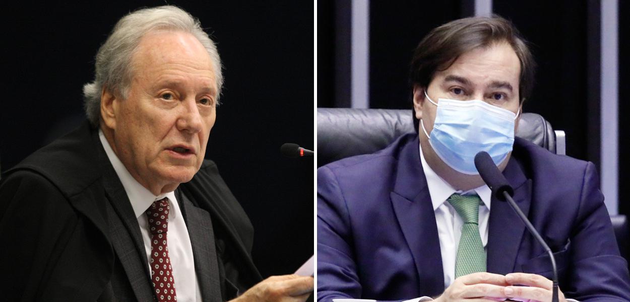 Ricardo Lewandowski e Rodrigo Maia