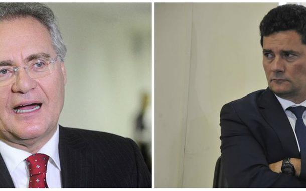 Renan Calheiros e Sérgio Moro