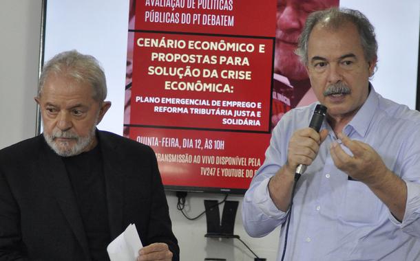 Lula e Aloizio Mercadante