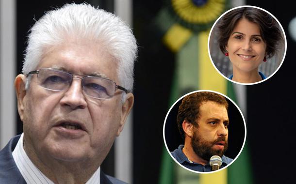 Roberto Requião, Guilherme Boulos e Manuela D'Ávila