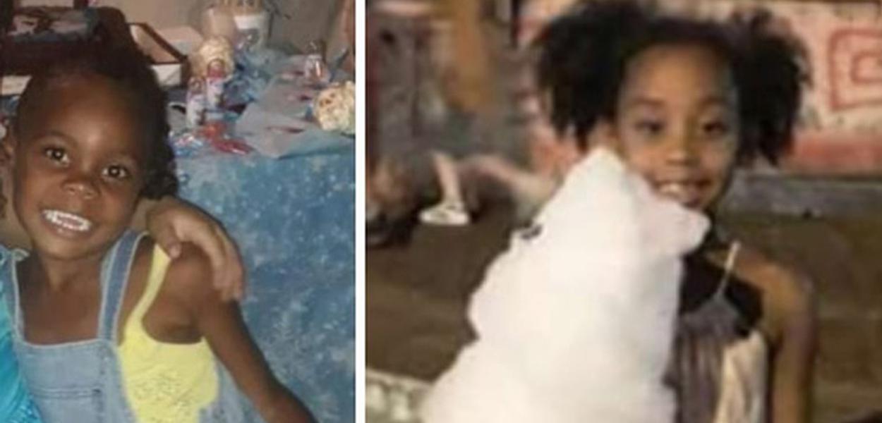 Emilly Victoria, de 4 anos, e Rebeca Beatriz Rodrigues dos Santos, de 7 anos, foram baleadas em Duque de Caxias (RJ)