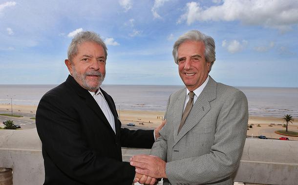 Luiz Inácio Lula da Silva e Tabaré Vázquez
