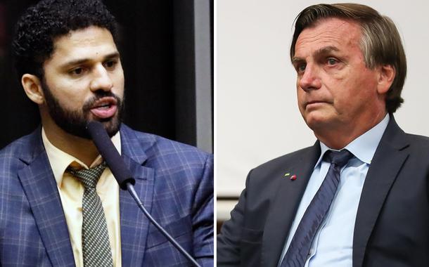 David Miranda e Jair Bolsonaro