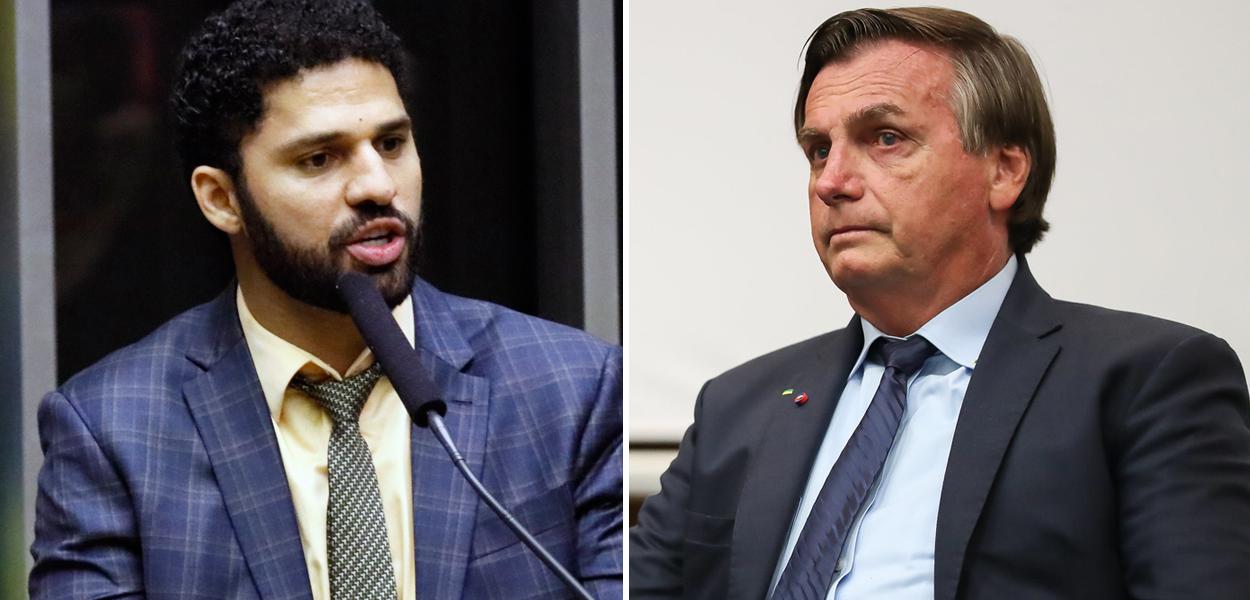 David Miranda e Jair Bolsonaro