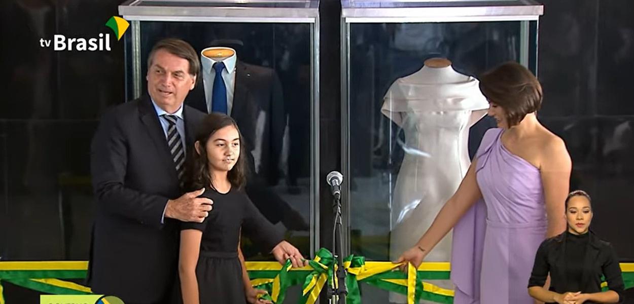 Jair Bolsonaro, Laura e Michelle