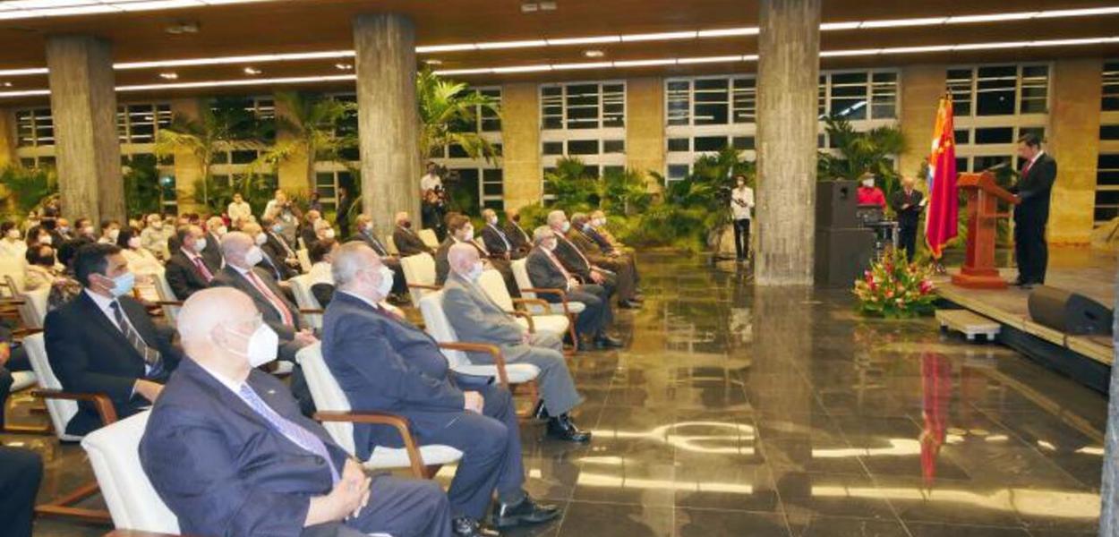 Ato em homenagem aos 60 anos das relações entre Cuba e China