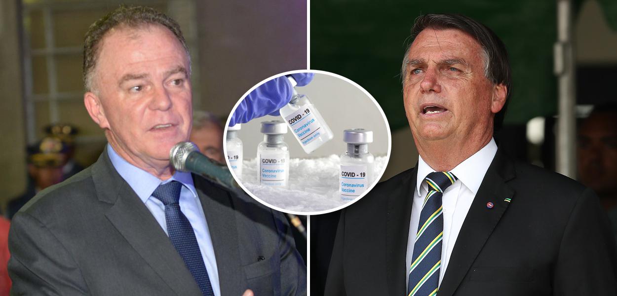 Renato Casagrande e Jair Bolsonaro