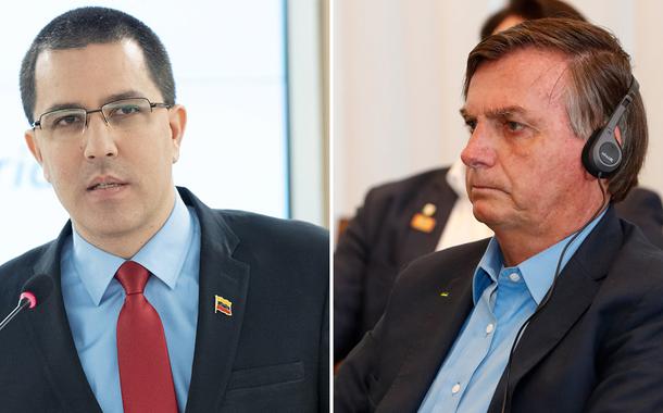 Jorge Arreaza e Jair Bolsonaro