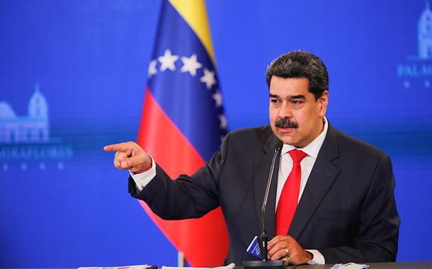 Nicolás Maduro em coletiva de imprensa, 8 de dezembro de 2020