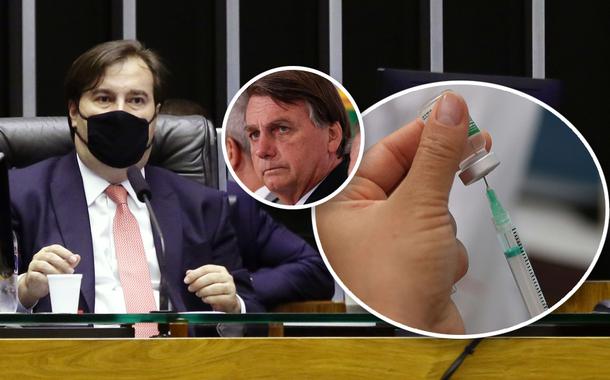 Rodrigo Maia, Bolsonaro e vacina