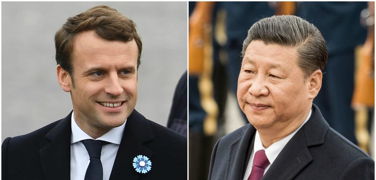 Macron e Xi