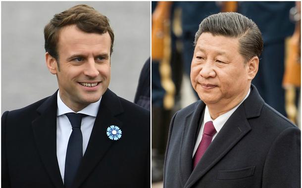 Macron e Xi