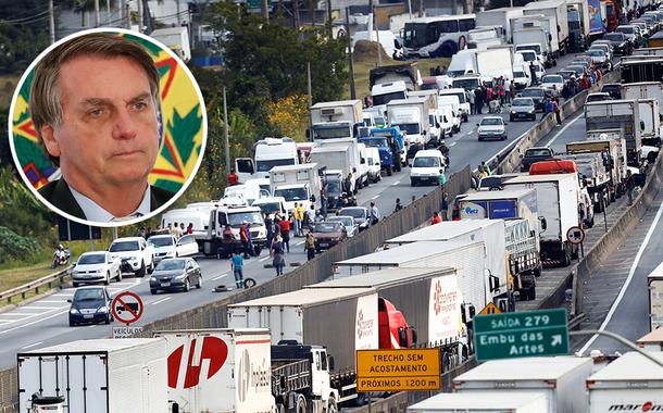 Bolsonaro e greve dos caminhoneiros em maio de 2018